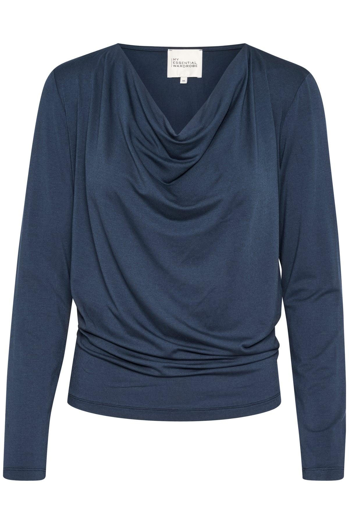 My Essential Wardrobe Vista - Waterfall Bluse - HUSET Men & Women