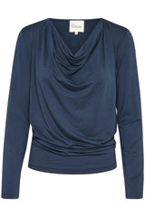 My Essential Wardrobe Vista - Waterfall Bluse - HUSET Men & Women