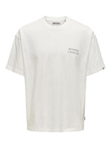 Only & Sons Aarav Life - Oversize t-shirt med backprint - HUSET Men & Women