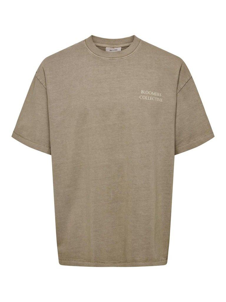 Only & Sons Aarav Life - Oversize t-shirt med backprint - HUSET Men & Women