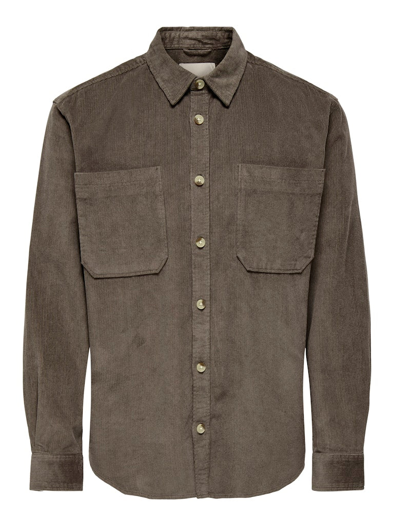 Only and Sons Alp - Relaxed fit fløjlsskjorte - HUSET Men & Women - Only & Sons
