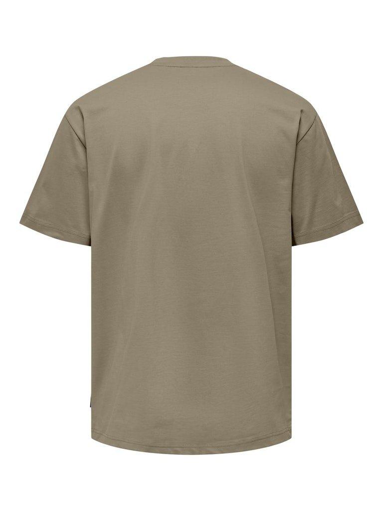 Only and Sons Fred - Relaxfit basis T-shirt - HUSET Men & Women