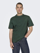 Only and Sons Fred - Relaxfit basis T-shirt - HUSET Men & Women