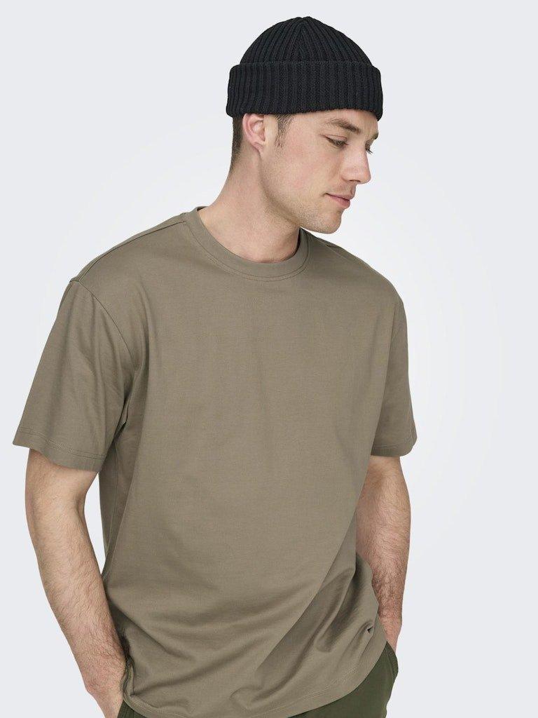 Only and Sons Fred - Relaxfit basis T-shirt - HUSET Men & Women