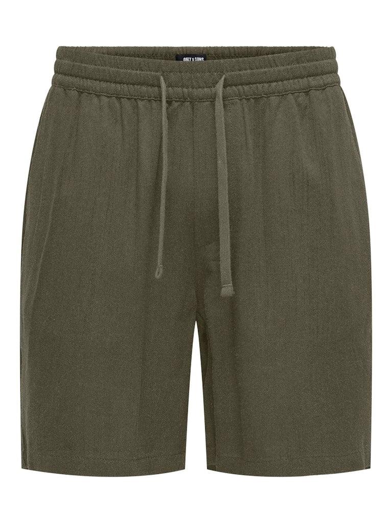 Only & Sons Tel - Shorts m. hør - HUSET Men & Women