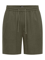 Only & Sons Tel - Shorts m. hør - HUSET Men & Women