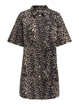 Only Anlie - Leopard kjole denim - HUSET Men & Women