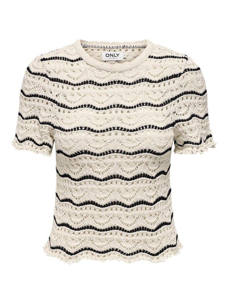 Only Annasofia Life - Stribet strik - HUSET Men & Women