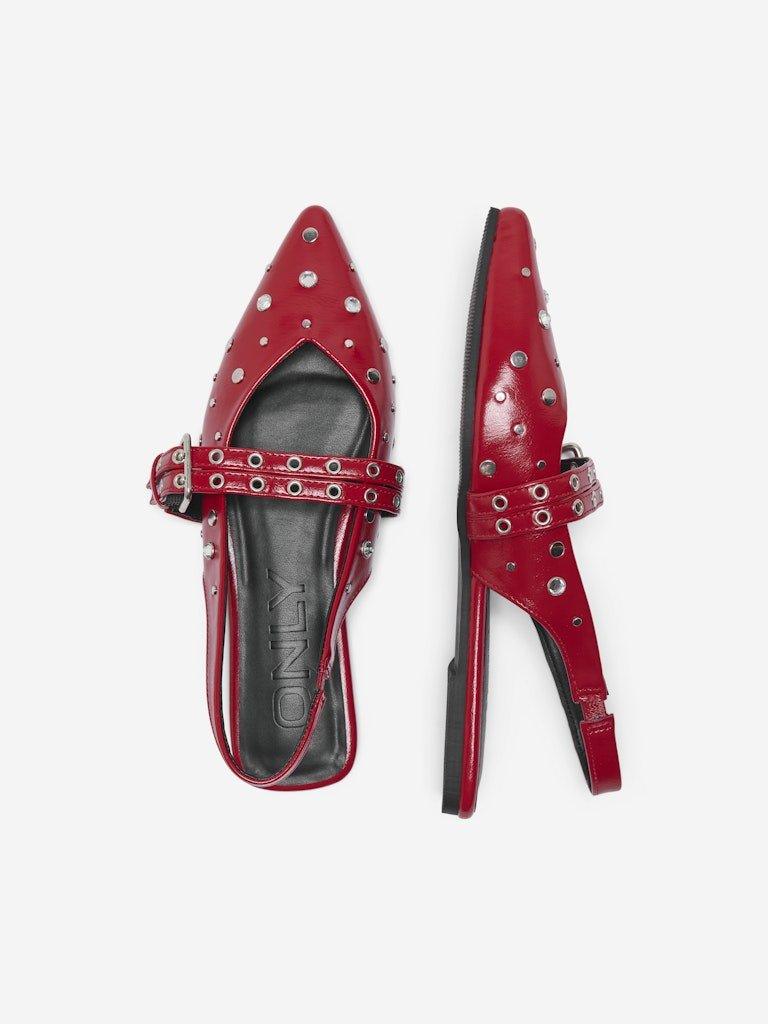 Only Aura - PU slingback buckle ballarina - HUSET Men & Women