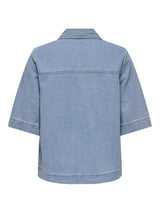 Only Belle - Kortærmet denim skjorte - HUSET Men & Women