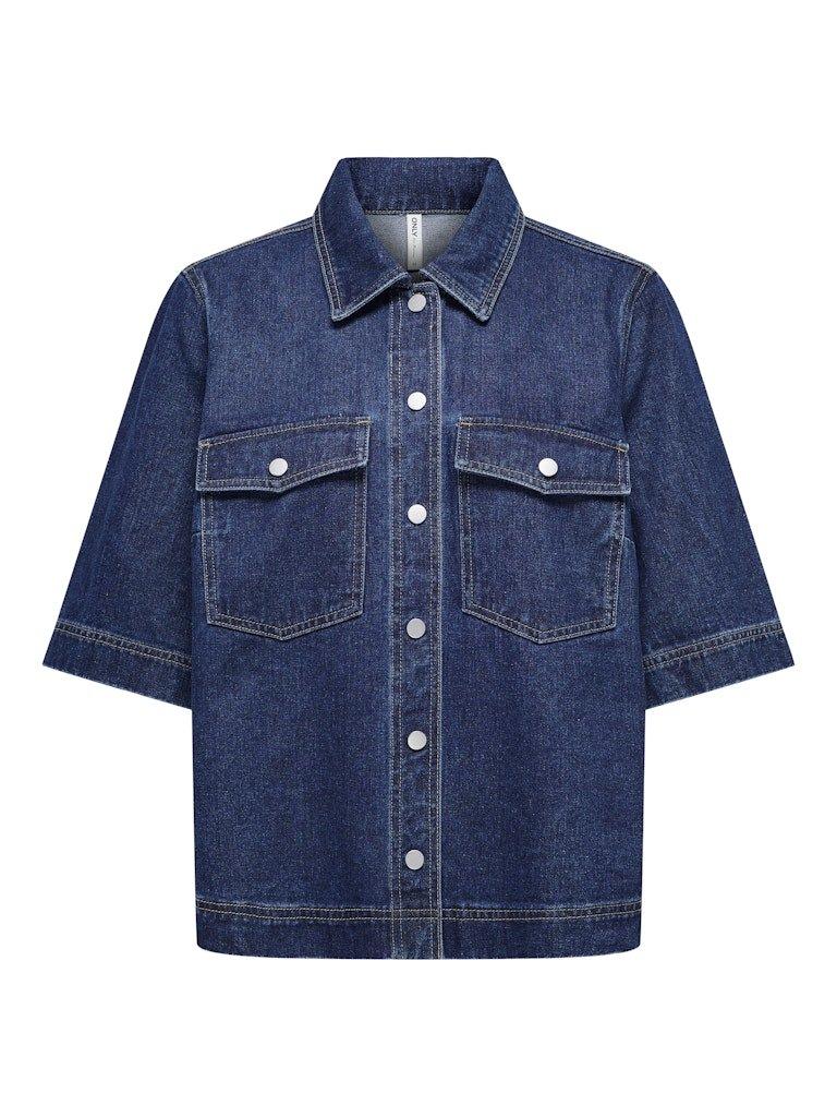 Only Belle - Kortærmet denim skjorte - HUSET Men & Women