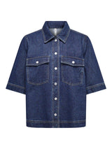Only Belle - Kortærmet denim skjorte - HUSET Men & Women