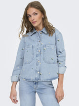 Only Cassie - Denimjakke med broderi - HUSET Men & Women - Only