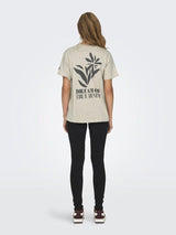 Only Fleur Life - T-shirt med print - HUSET Men & Women