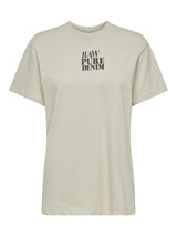 Only Fleur Life - T-shirt med print - HUSET Men & Women