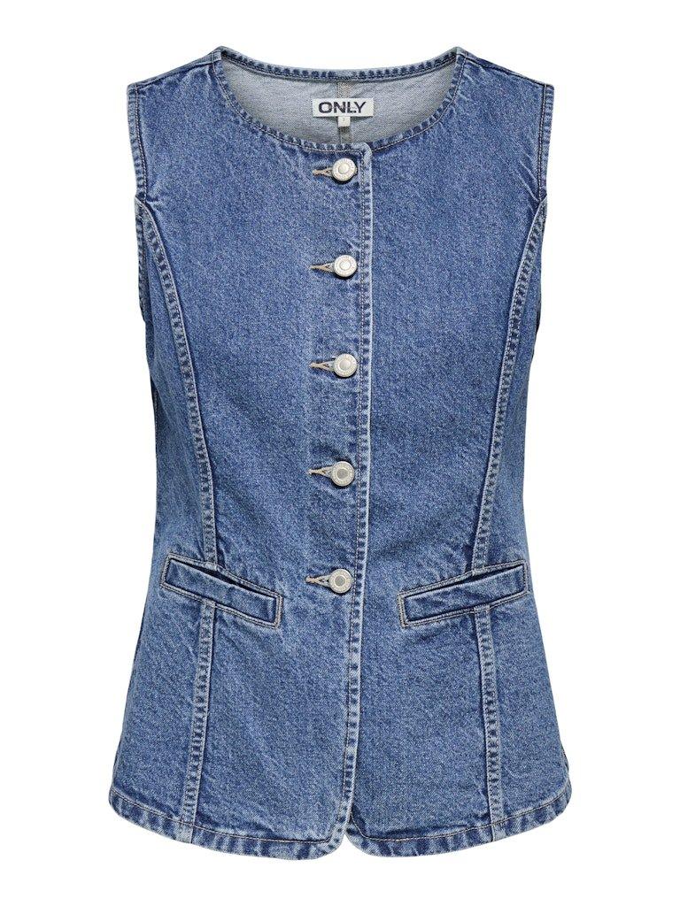 Only Giulina - Denim vest - HUSET Men & Women