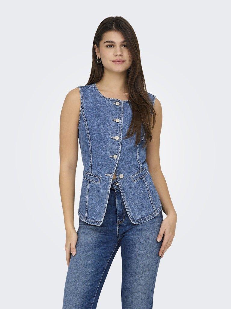 Only Giulina - Denim vest - HUSET Men & Women