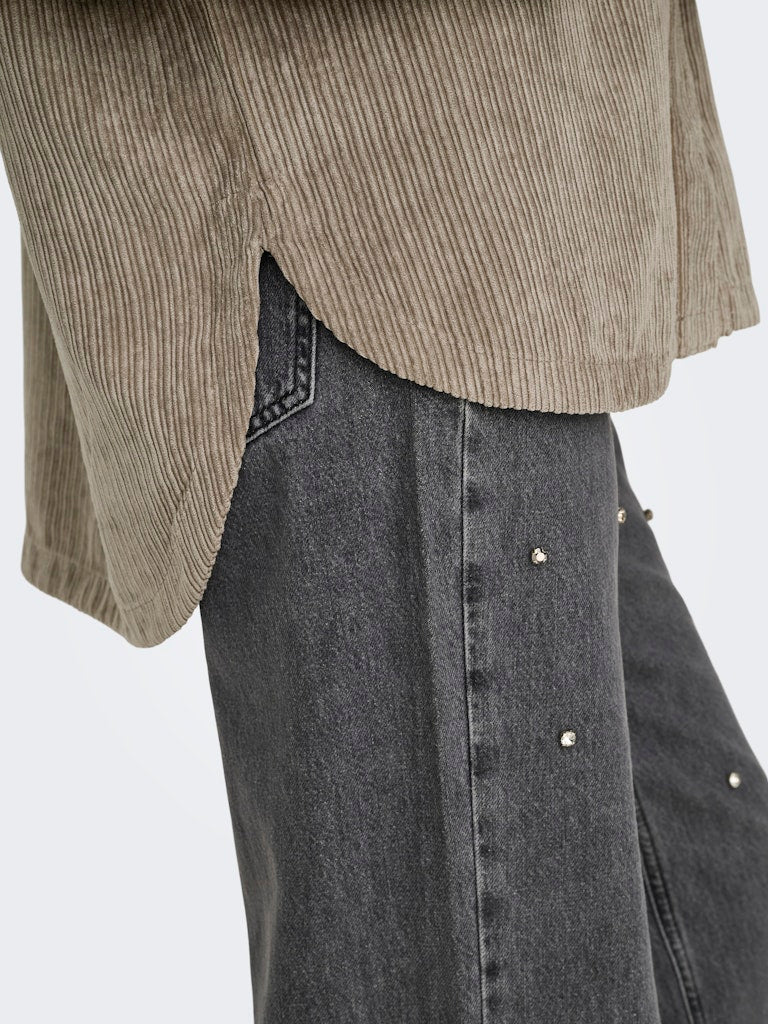 Only Janine - Rai - Fløjlsskjorte - HUSET Men & Women - Only