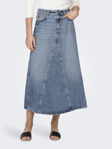 Only Joslyn - Lang denimnederdel - HUSET Men & Women