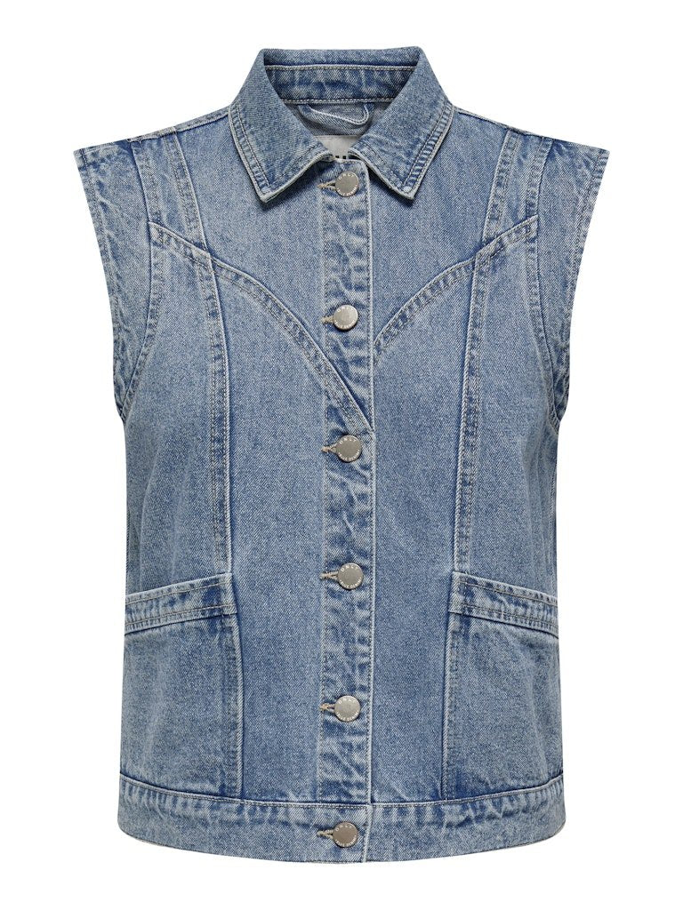 Only Kennedy - Denim vest - HUSET Men & Women - Only