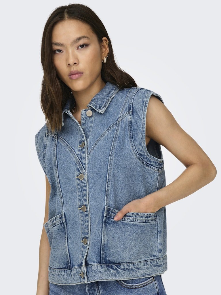 Only Kennedy - Denim vest - HUSET Men & Women - Only
