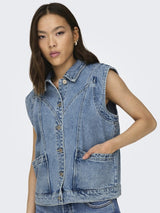 Only Kennedy - Denim vest - HUSET Men & Women - Only