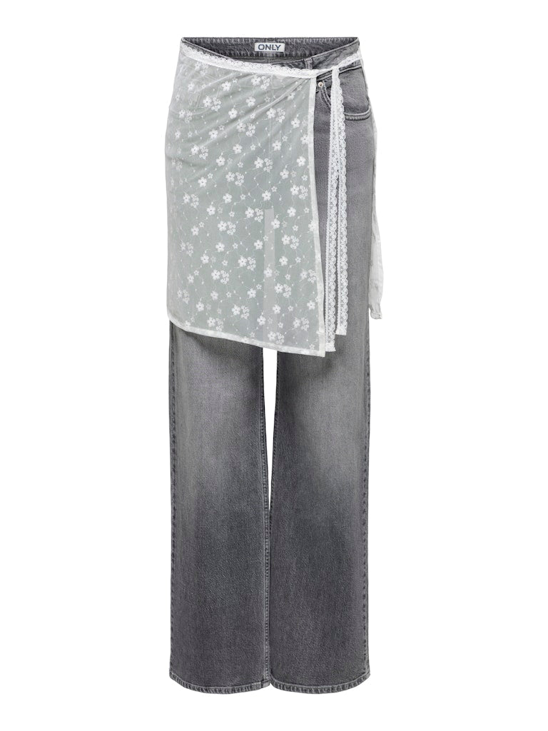 Only Kiara - Blonde wrapnederdel - HUSET Men & Women - Only