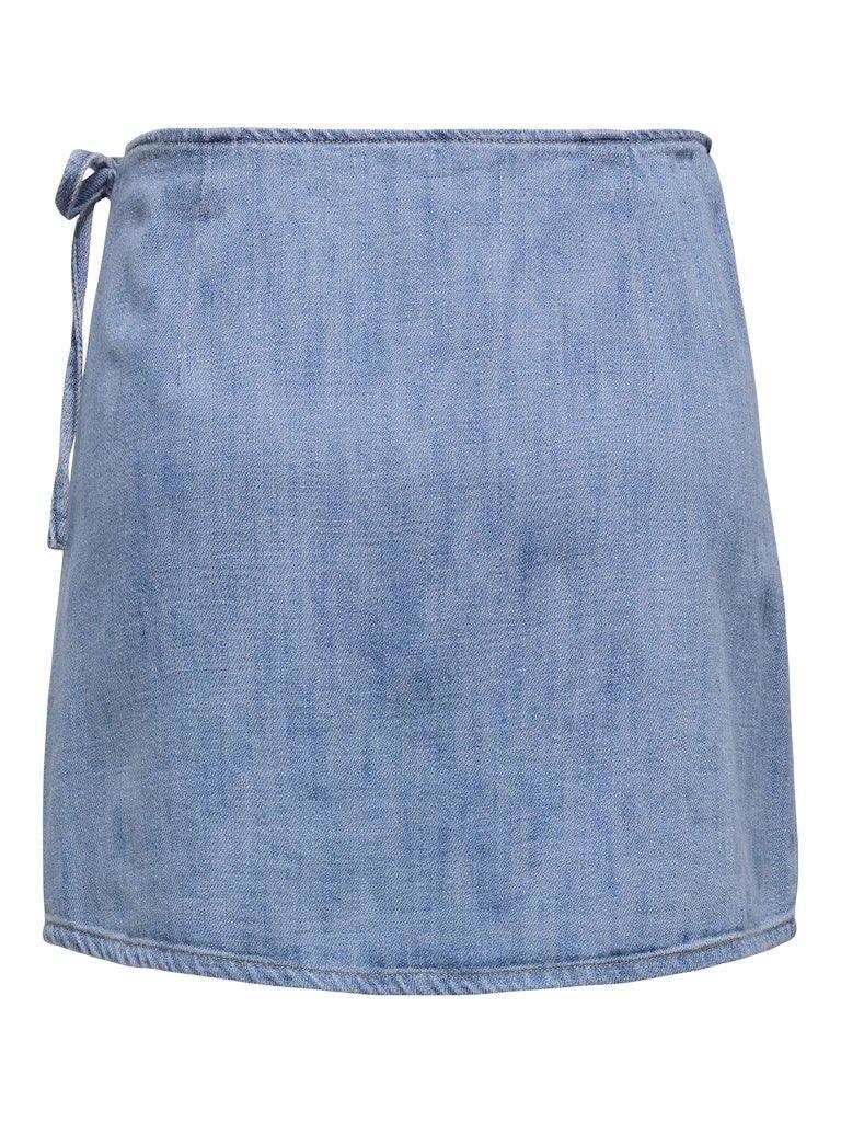 Only Noelle - Wrap denim nederdel - HUSET Men & Women