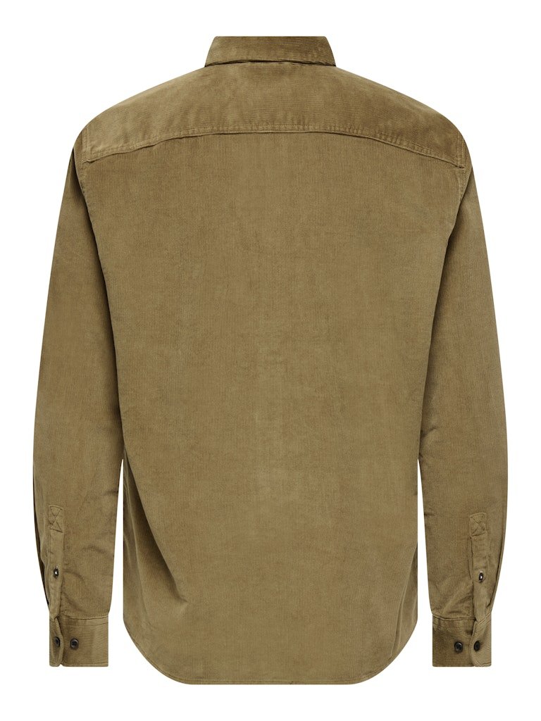Only & Sons Michael - Langærmet fløjlsskjorte med strech - HUSET Men & Women - Only & Sons
