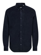 Only & Sons Michael - Langærmet fløjlsskjorte med strech - HUSET Men & Women - Only & Sons