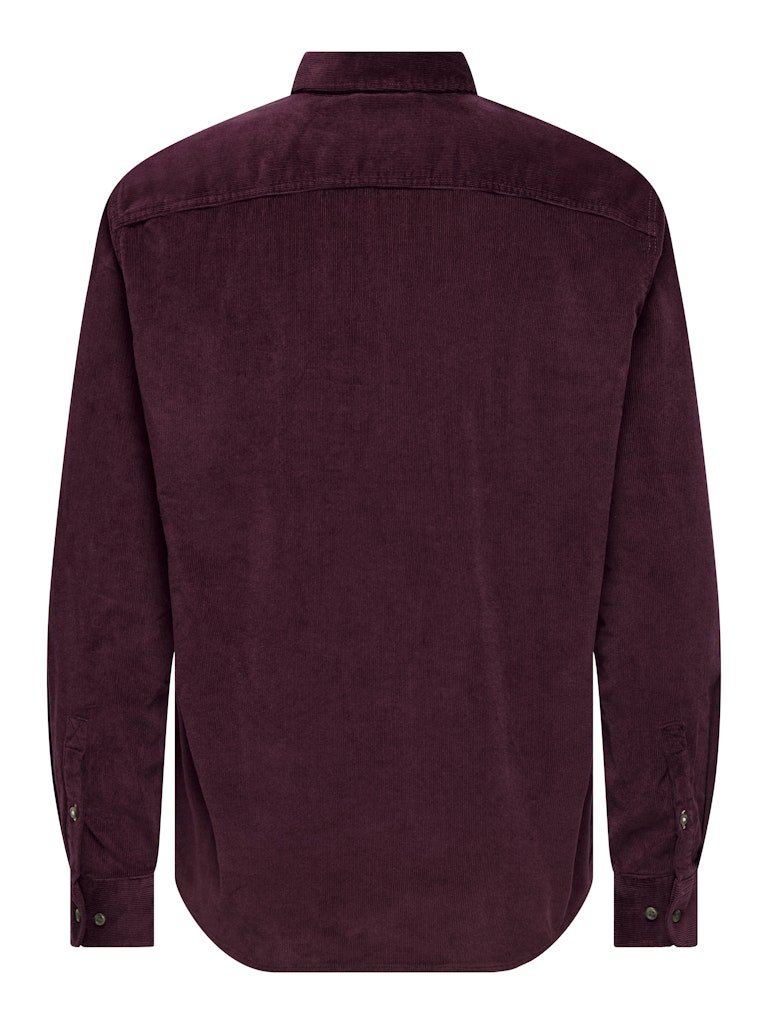 Only & Sons Michael - Langærmet fløjlsskjorte med strech - HUSET Men & Women - Only & Sons