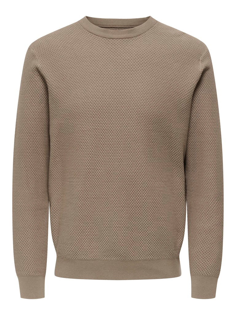 Only & Sons Morgan - Striktrøje med struktur - HUSET Men & Women - Only & Sons