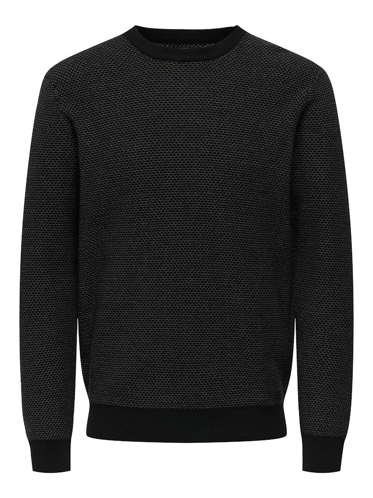 Only & Sons Morgan - Striktrøje med struktur - HUSET Men & Women - Only & Sons
