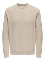 Only & Sons Morgan - Striktrøje med struktur - HUSET Men & Women - Only & Sons