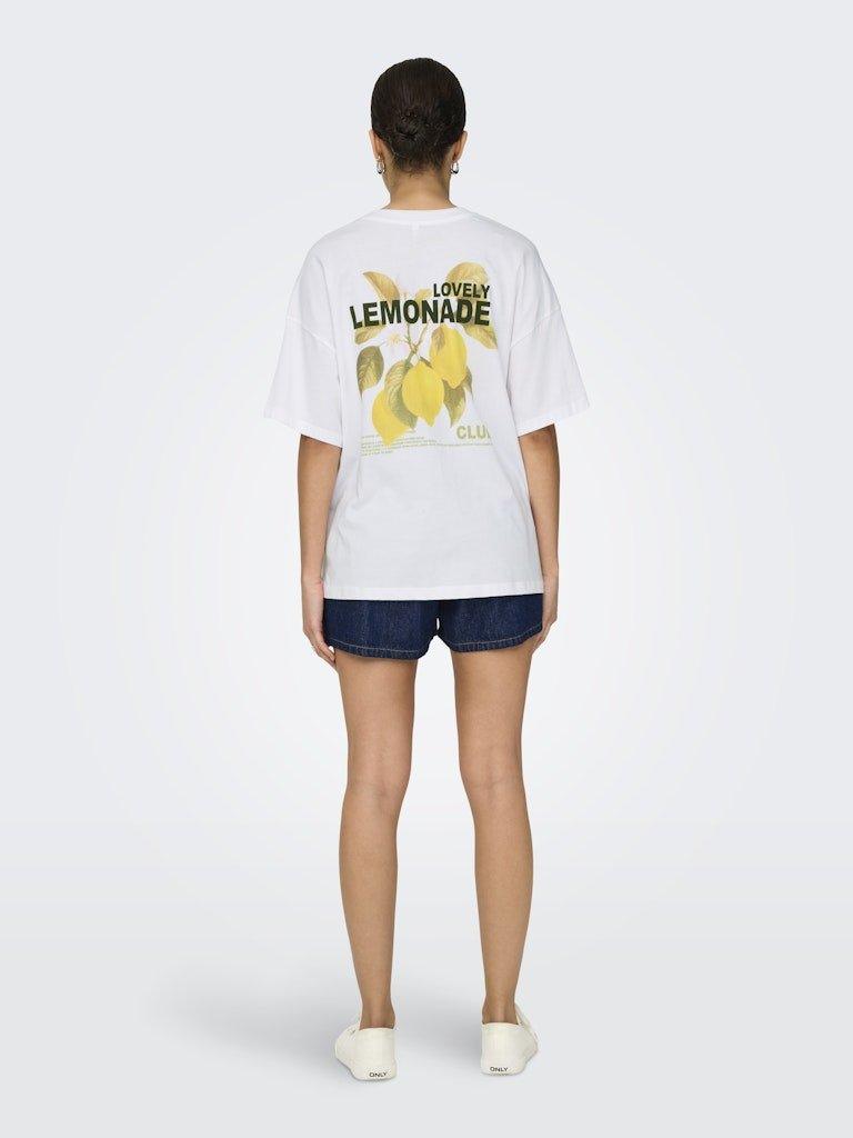 Only Vivvi Life - T-shirt med backprint - HUSET Men & Women