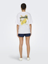 Only Vivvi Life - T-shirt med backprint - HUSET Men & Women