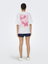 Only Vivvi Life - T-shirt med backprint - HUSET Men & Women
