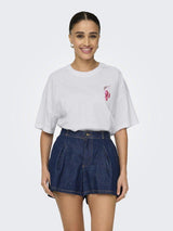 Only Vivvi Life - T-shirt med backprint - HUSET Men & Women