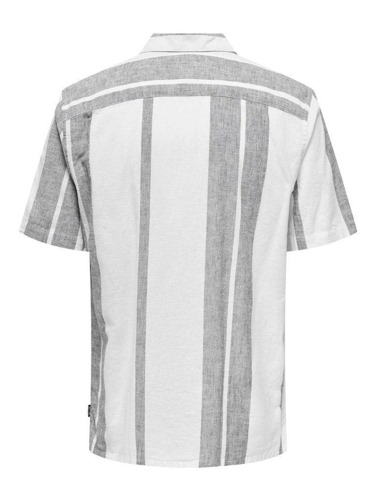 Only&Sons Caiden - Kortærmet hørmix skjorte - HUSET Men & Women