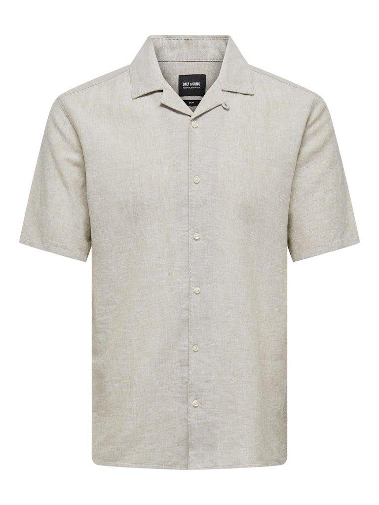 Only&Sons Caiden - Kortærmet hørmix skjorte - HUSET Men & Women