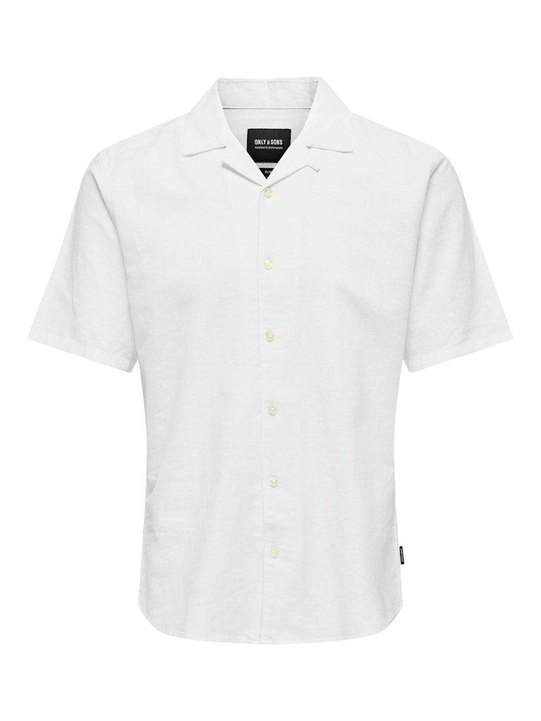 Only&Sons Caiden - Kortærmet hørmix skjorte - HUSET Men & Women