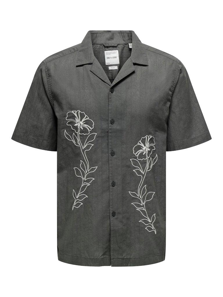 Only&Sons Gali - Kortrærmet resort skjorte - HUSET Men & Women