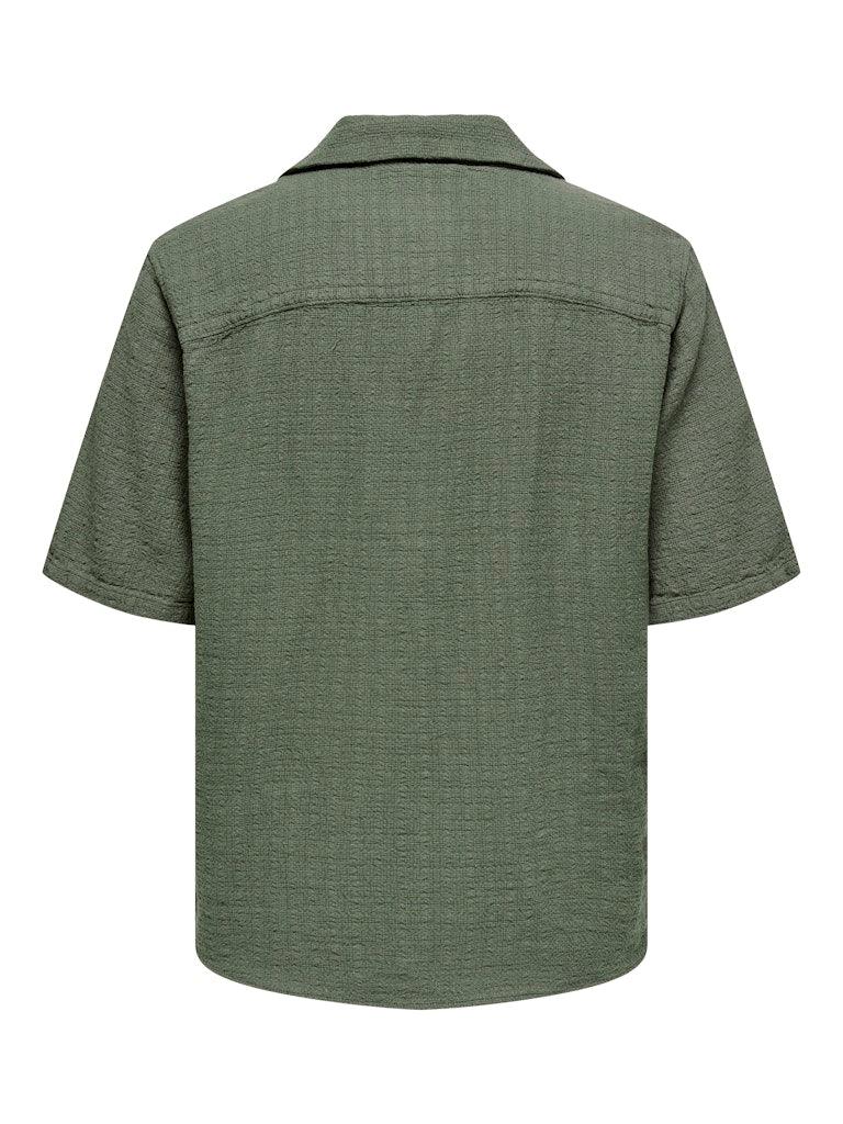 Only&Sons Latham - Kortærmet hørmix skjorte - HUSET Men & Women