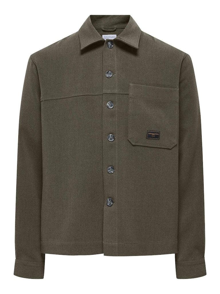 Only&Sons Marlon - Comfort strech overshirt - HUSET Men & Women