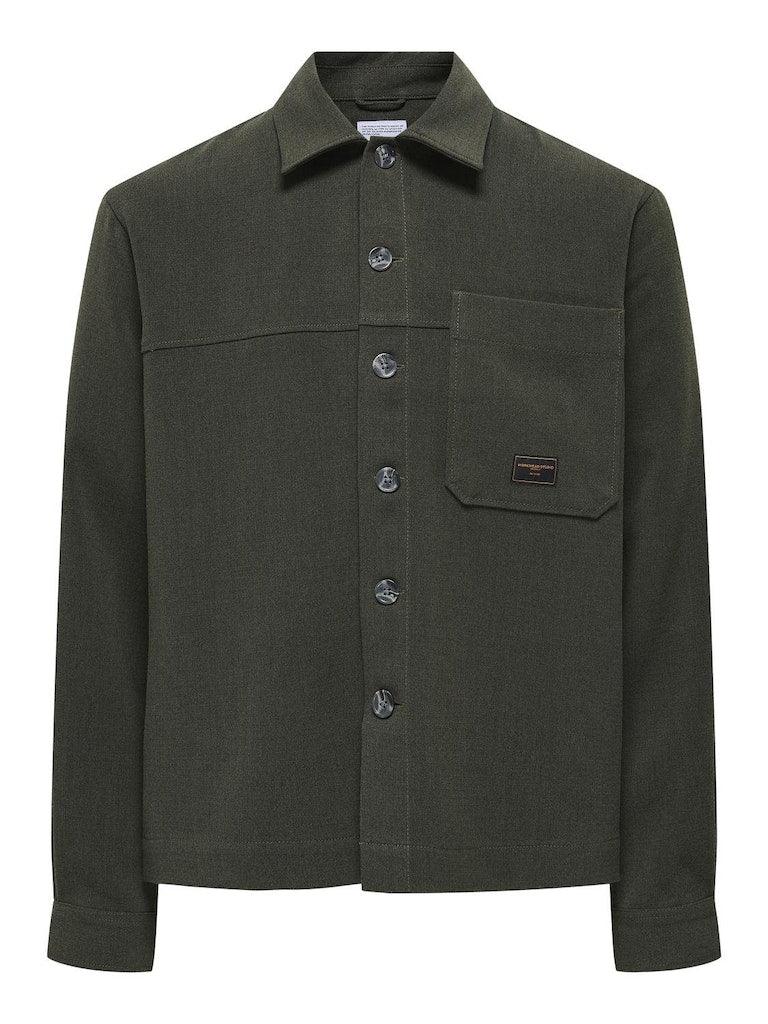 Only&Sons Marlon - Comfort strech overshirt - HUSET Men & Women