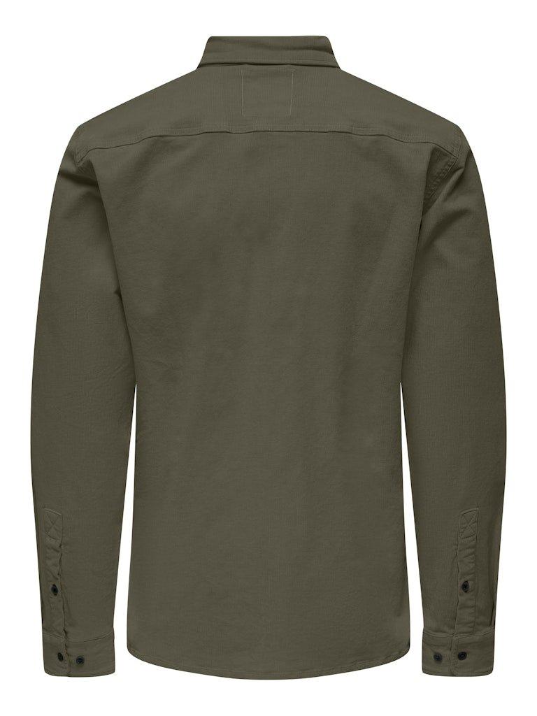 Only&Sons Michael - Langærmet stretch skjorte i regular fit - HUSET Men & Women