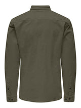 Only&Sons Michael - Langærmet stretch skjorte i regular fit - HUSET Men & Women