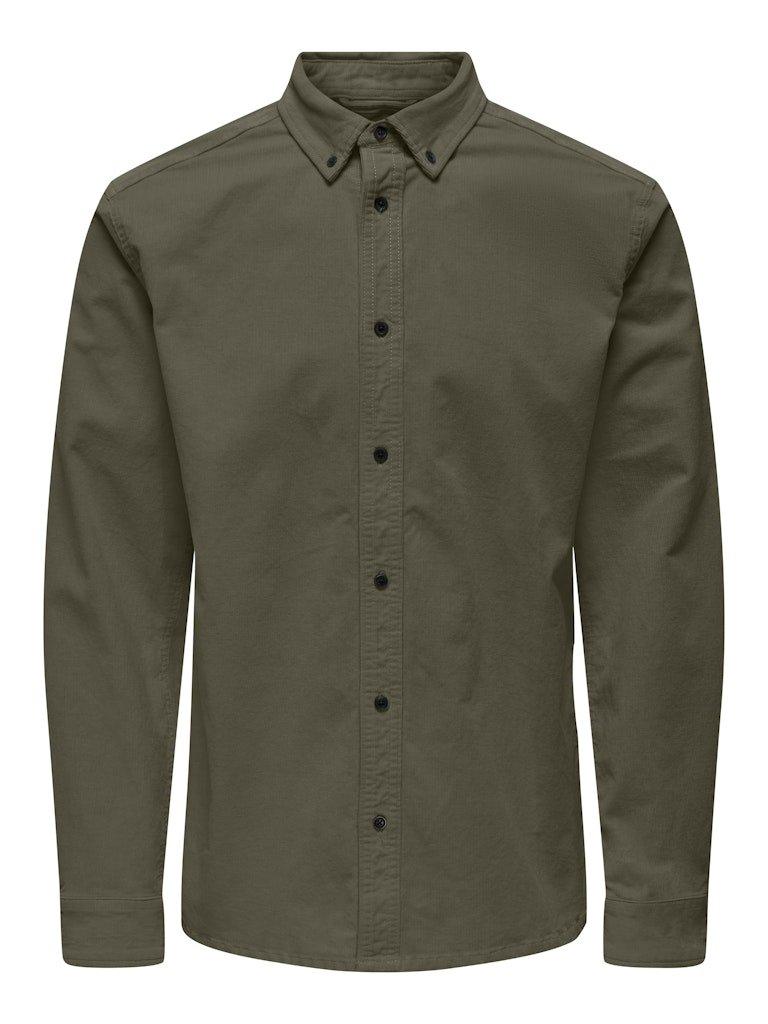 Only&Sons Michael - Langærmet stretch skjorte i regular fit - HUSET Men & Women