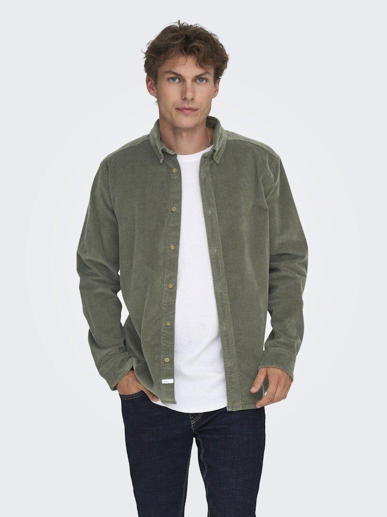 Only&Sons Michael - Langærmet stretch skjorte i regular fit - HUSET Men & Women