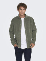 Only&Sons Michael - Langærmet stretch skjorte i regular fit - HUSET Men & Women
